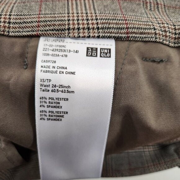 Uniqlo Ladies Plaid Dress Pants Size XS - Picture 15 of 15